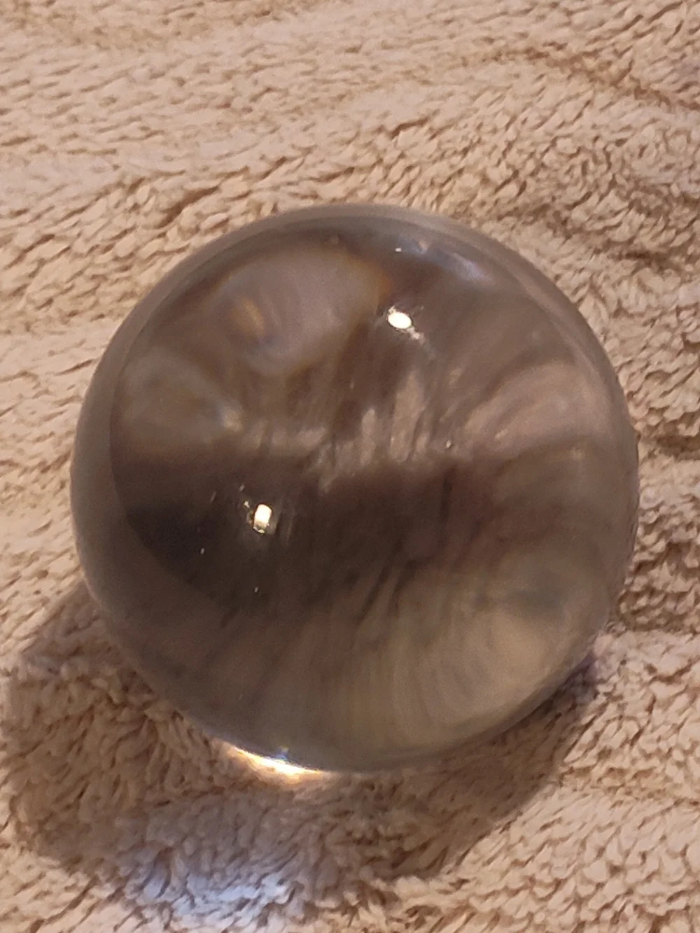 Vintage 90's Natural Smokey Quartz - Transparent Smokey -652g